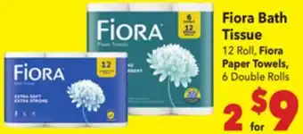 Vallarta Supermarkets Fiora Bath Tissue offer