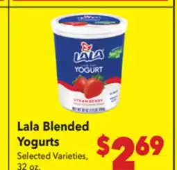 Vallarta Supermarkets Lala Blended Yogurts offer