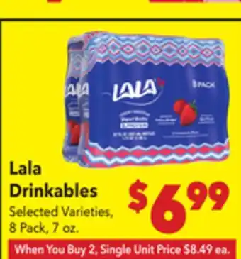 Vallarta Supermarkets Lala Drinkables offer
