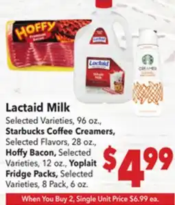 Vallarta Supermarkets Lactaid Milk offer