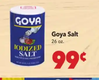 Vallarta Supermarkets Goya Salt offer