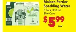 Vallarta Supermarkets Maison Perrier Sparkling Water offer