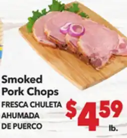 Vallarta Supermarkets Smoked Pork Chops/FRESCA CHULETA AHUMADA DE PUERCO offer
