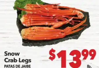 Vallarta Supermarkets Snow Crab Legs/PATAS DE JAIBE offer