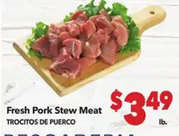 Vallarta Supermarkets Fresh Pork Stew Meat / TROCITOS DE PUERCO offer