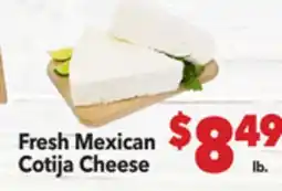 Vallarta Supermarkets Fresh Mexican Cotija Cheese offer