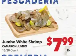 Vallarta Supermarkets Jumbo White Shrimp offer