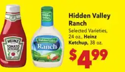 Vallarta Supermarkets Hidden Valley Ranch offer