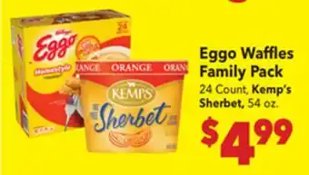 Vallarta Supermarkets Eggo Waffles Family Pack offer