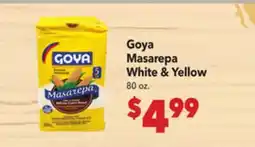 Vallarta Supermarkets Goya Masarepa White & Yellow offer