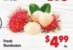 Vallarta Supermarkets Fresh Rambutan offer