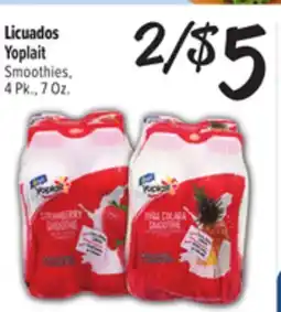 El Super Yoplait Smoothies offer