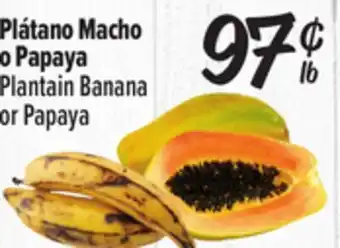El Super Plantain Banana or Papaya offer