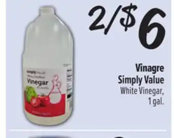 El Super Simply Value White Vinegar offer