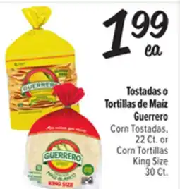 El Super Corn Tostadas, 22 Ct. or Corn Tortillas King Size 30 Ct offer