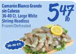 El Super 36-40Ct. Large White Shrimp Headless offer