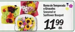 El Super Seasonal or Sunflower Bouquet offer
