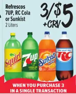 El Super 7UP, RC Cola or Sunkist offer