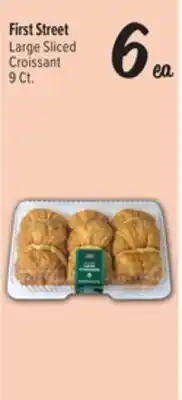 El Super Large Sliced Croissant offer