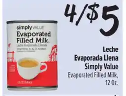 El Super Evaporated Filled Milk offer