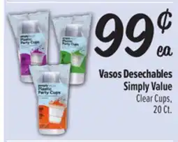 El Super Simply Value Clear Cups offer