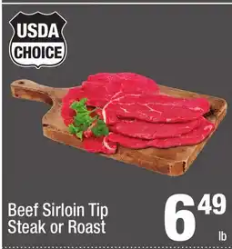 Super King Markets Beef Sirloin Tip Steak or Roast offer