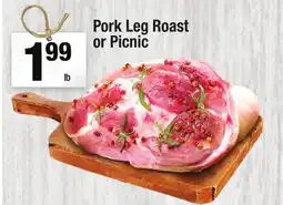 Super King Markets Pork Leg Roast or Picnic offer
