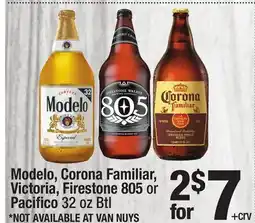 Super King Markets Modelo, Corona Familiar, Victoria, Firestone 805 or Pacifico offer
