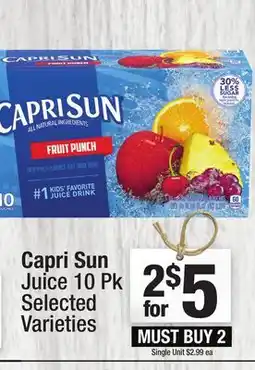 Super King Markets Capri Sun Juice offer