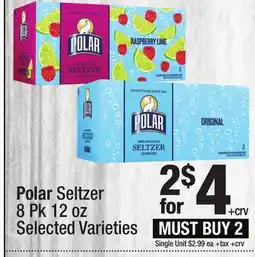Super King Markets Polar Seltzer offer