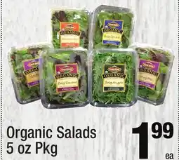 Super King Markets Organic Salads offer