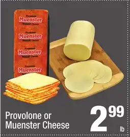 Super King Markets Provolone or Muenster Cheese offer