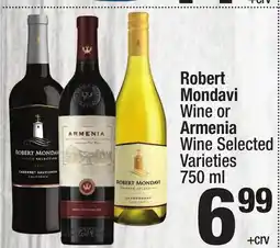 Super King Markets Robert Mondavi Wine or Armenia Wine offer