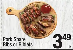Super King Markets Pork Spare Ribs or Riblets offer