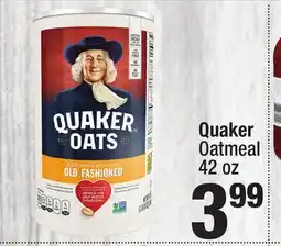 Super King Markets Quaker Oatmeal offer