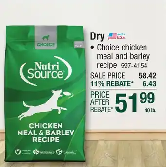 Menards Dry offer