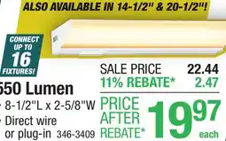 Menards 550 Lumen offer