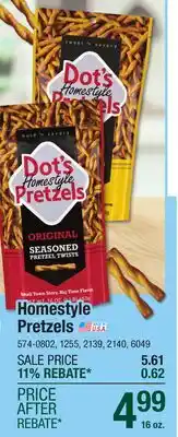 Menards Homestyle Pretzels offer