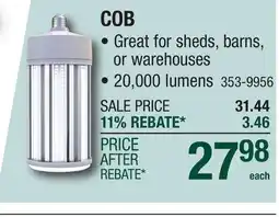 Menards COB offer