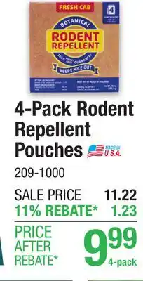 Menards 4-Pack Rodent Repellent Pouches offer