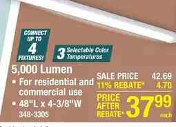 Menards 5,000 Lumen offer