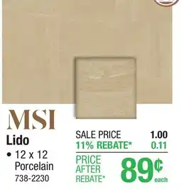 Menards Lido offer