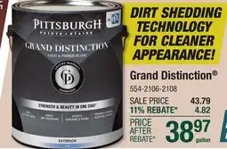 Menards Grand Distinction offer