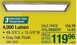 Menards 4,000 Lumen offer