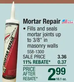 Menards Mortar Repair offer