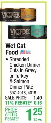 Menards Wet Cat Food offer