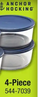 Menards 4-Piece Glass Food Storage Set offer