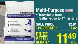 Menards Multi-Purpose offer