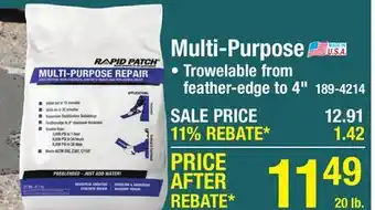 Menards Multi-Purpose offer