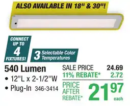Menards 540 Lumen offer